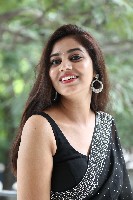 Vibhisha Jaanu Black Saree Photos